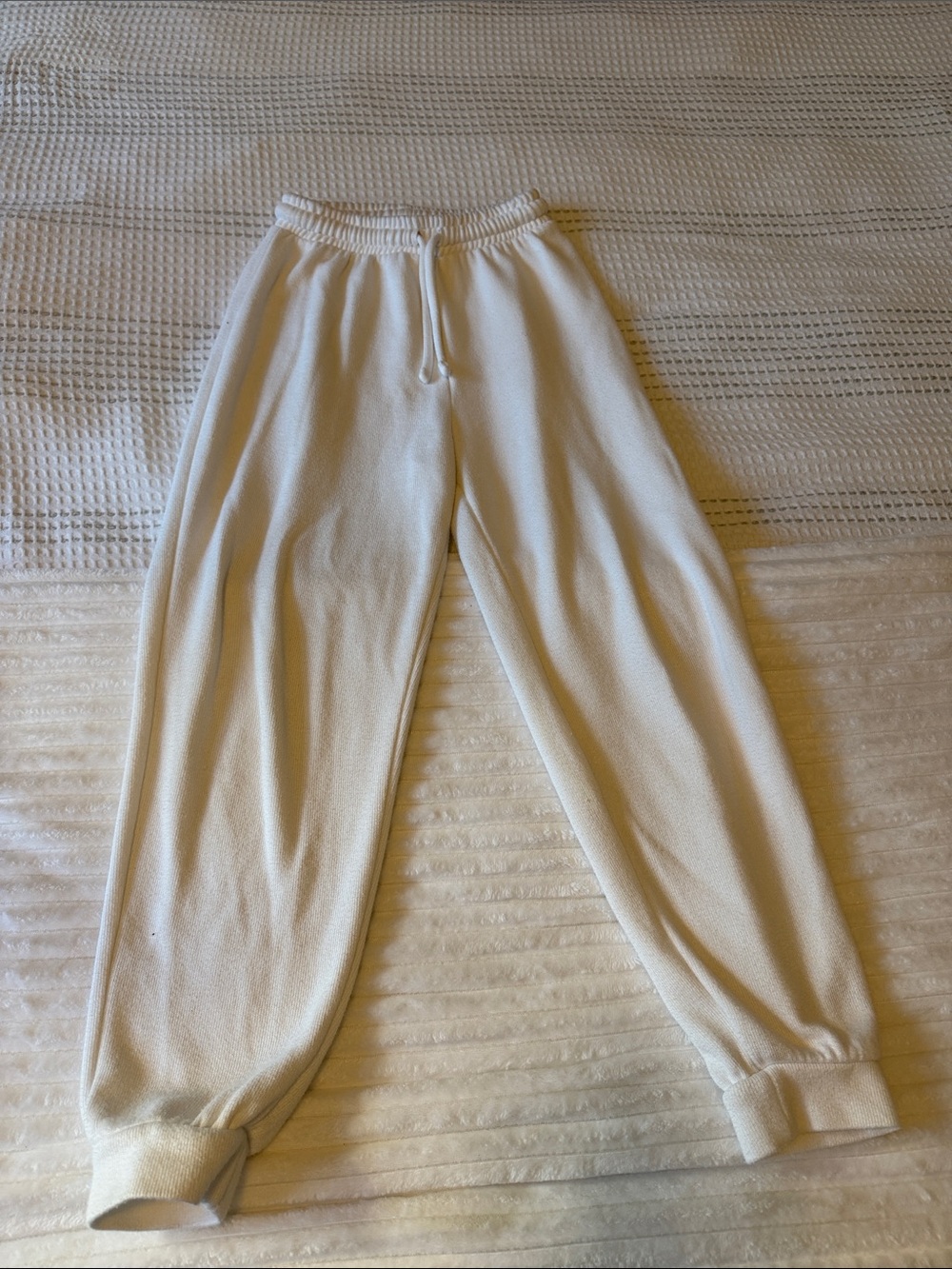 Zara White Sweatpants